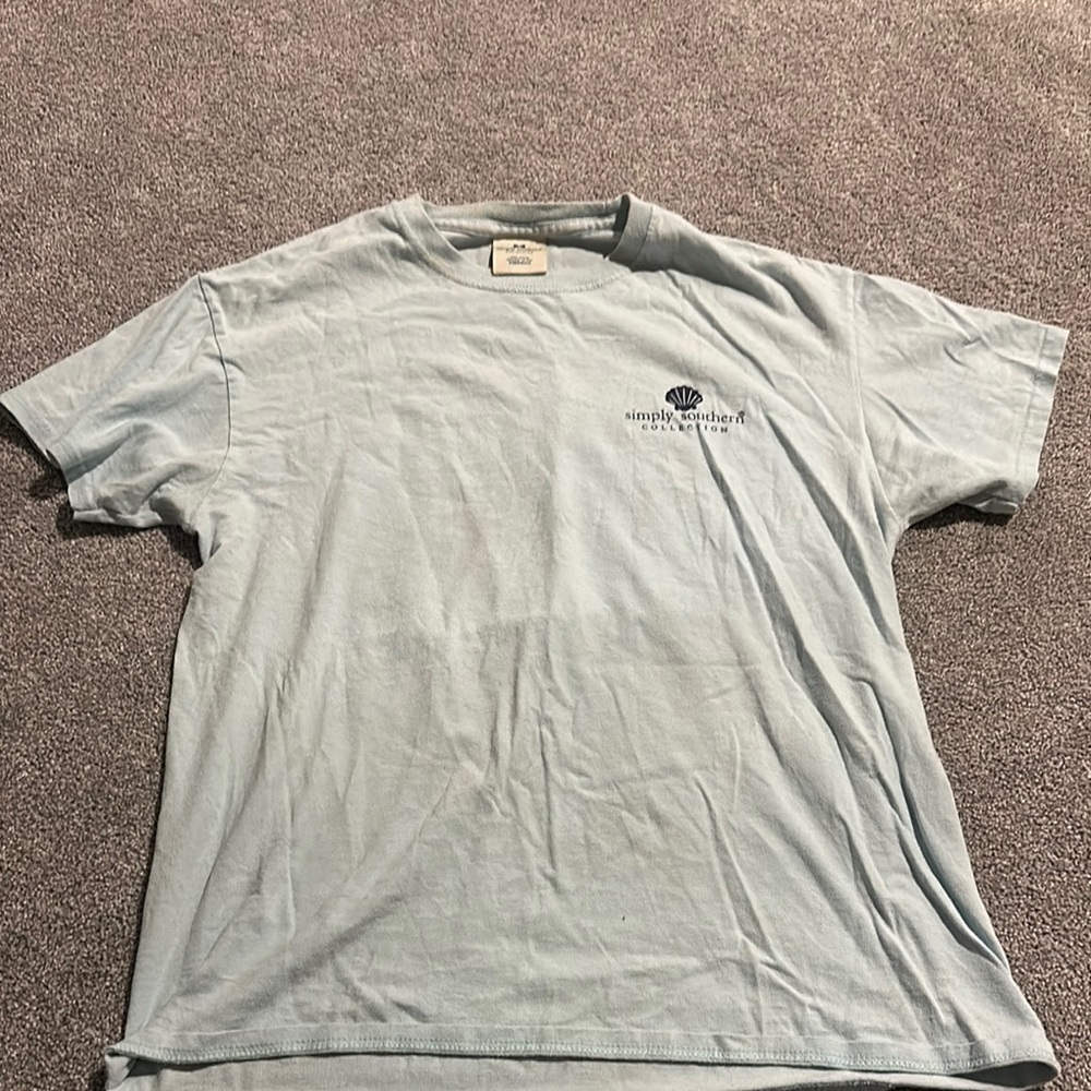 Simply Southern Blue Short Sleeve Tee